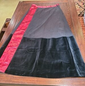 Ivan Grunwald Velvet Maxi Skirt